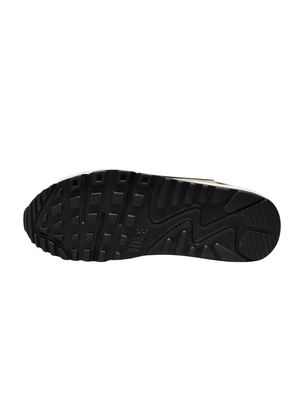 Nike Women’s White, Brown & Tan Layered Wave Sneaker - Picture 5 of 6